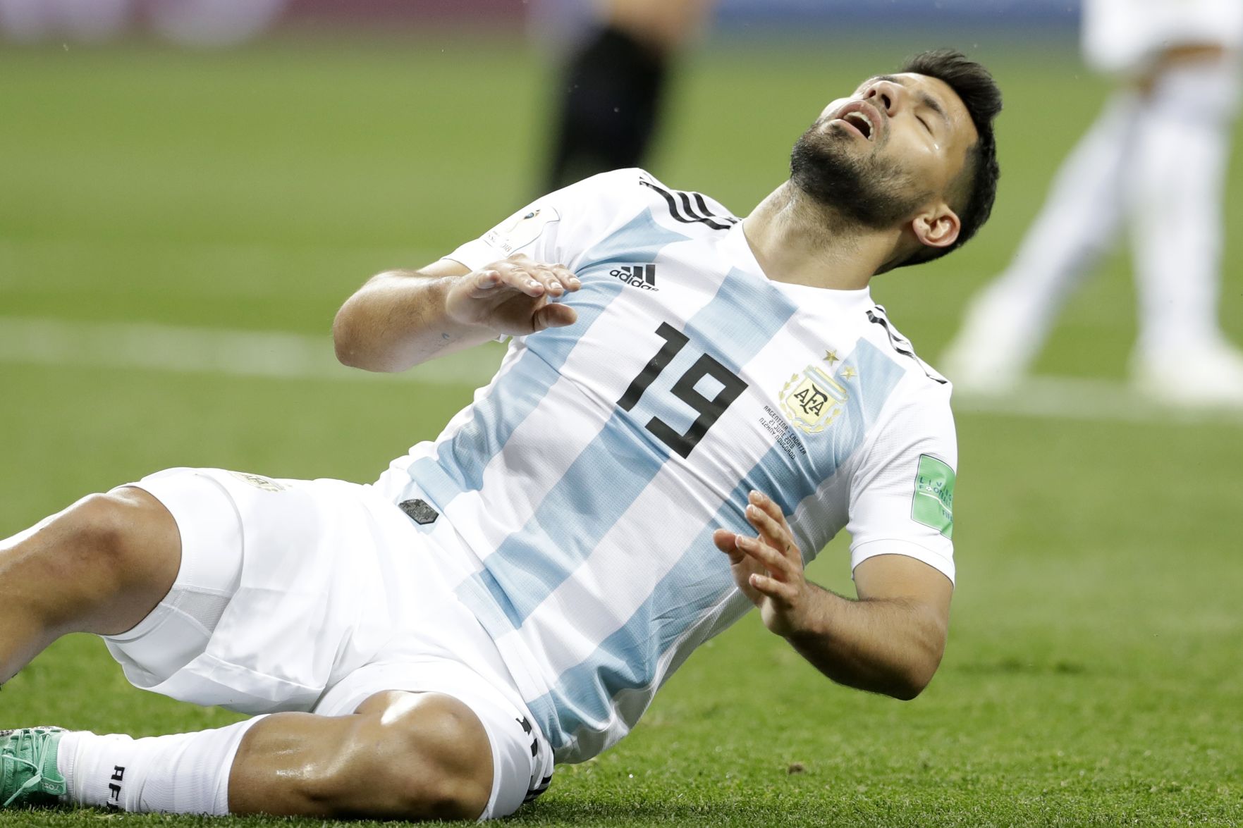 Argentina's Sergio Aguero